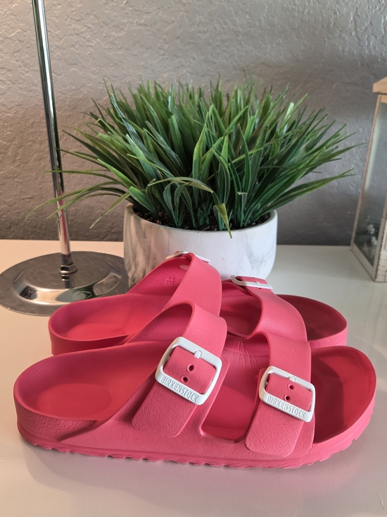 Birkenstock Shoes - Birkenstock Arizona Essentials EVA Pink Sandals Sz 9 / 40 EU